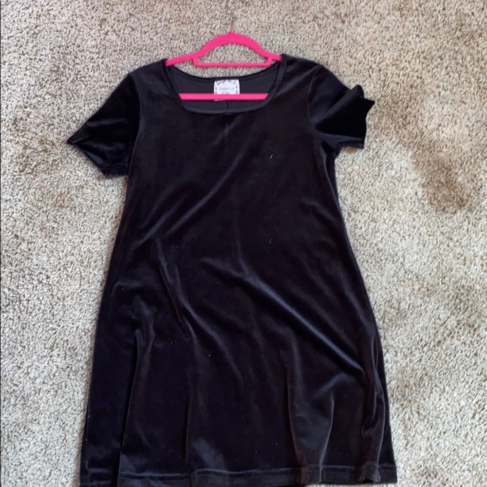 Velvet Vintage Mini Dress